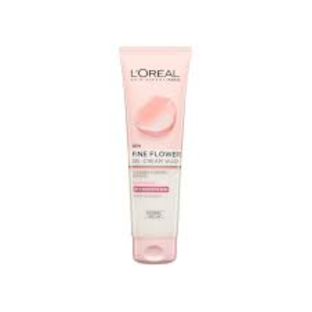 LOREAL FINE FLOWERS FACIAL GEL WASH 150ML